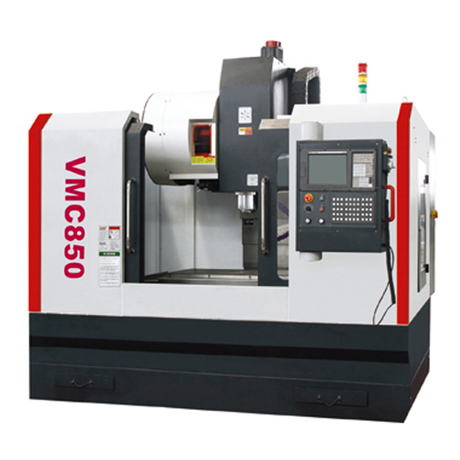 VMC850 သတ္တုအတွက် မြင့်မားသော တိကျသော CNC ဒေါင်လိုက်ကြိတ်စက် စင်တာ